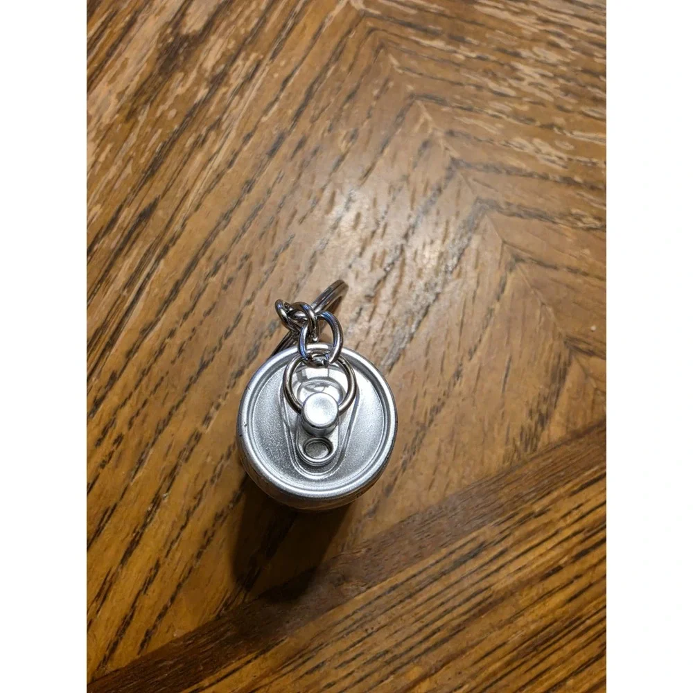 Samuel Adams Beer Can Keychain. New